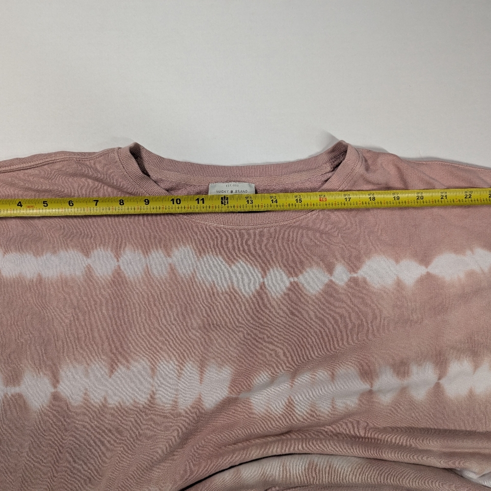 Lucky Brand Sweatshirt Medium Tie Dye Long Sleeve - Picture 7 of 10